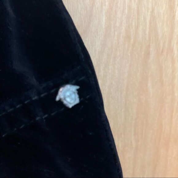 VERSACE JEANS COUTURE Sz 32 Velvet Made in Italy Jeans - Picture 5 of 10